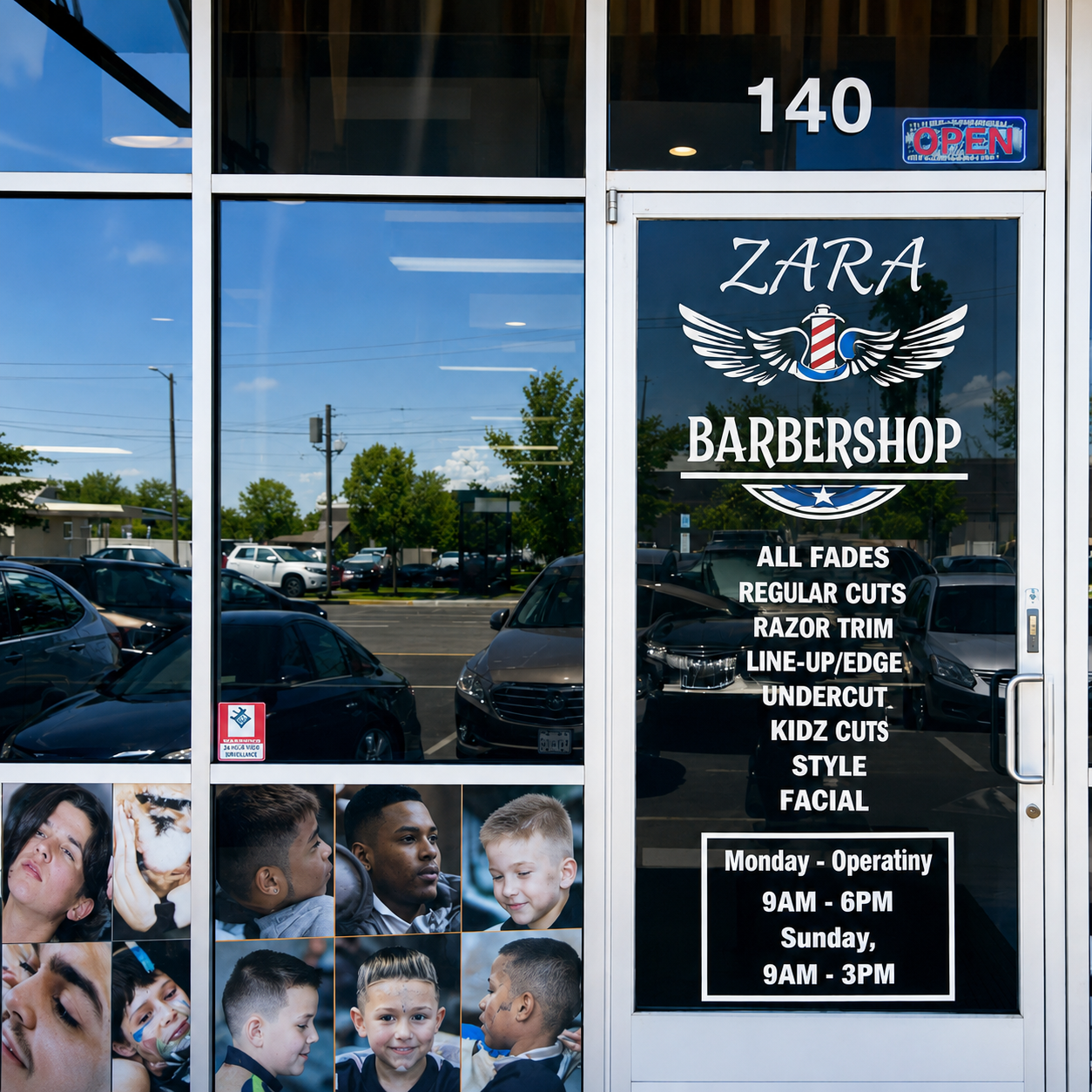 Zara Barbershop storefront in Phoenix